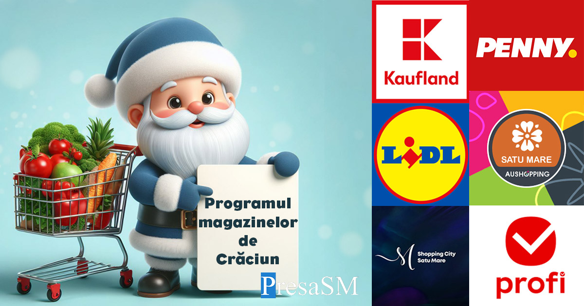 Programul de Crăciun al marilor magazine din Satu Mare. Până la ce oră va fi deschis la mall