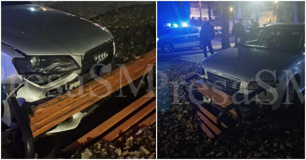 FOTO. Pedeapsa primită de un sătmărean beat și fără permis, la un pas să lovească polițiștii cu mașina