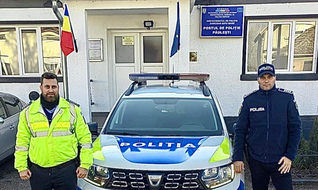 FOTO. Ei sunt polițiștii din Satu Mare care l-au neutralizat pe agresorul care a nenorocit 3 sătmăreni nevinovați