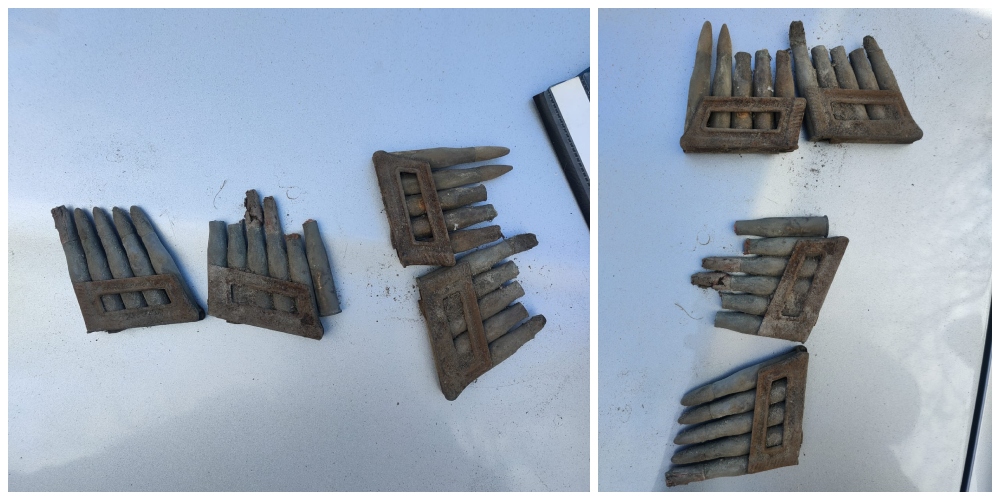 FOTO. Zeci de cartușe găsite la Carei. Omul le-a ”cumpărat” cu casă cu tot