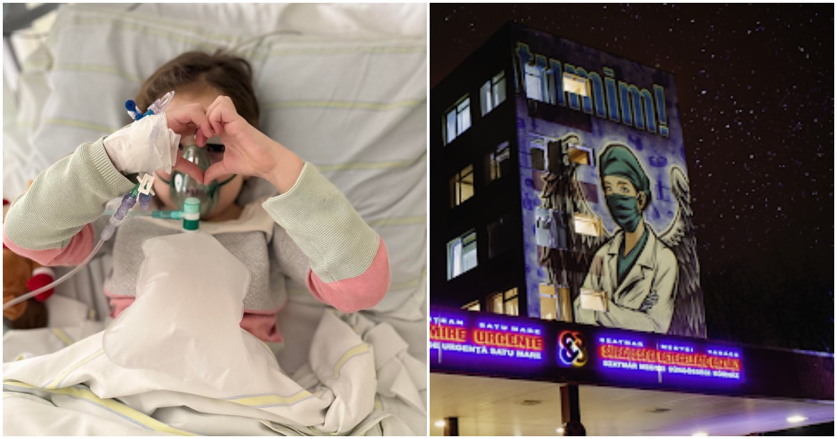 FOTO. Experiența unei mămici, cu fetița internată pe ATI Satu Mare. Mesaj către personalul medical: "Sunteți balsam de pus pe rana"
