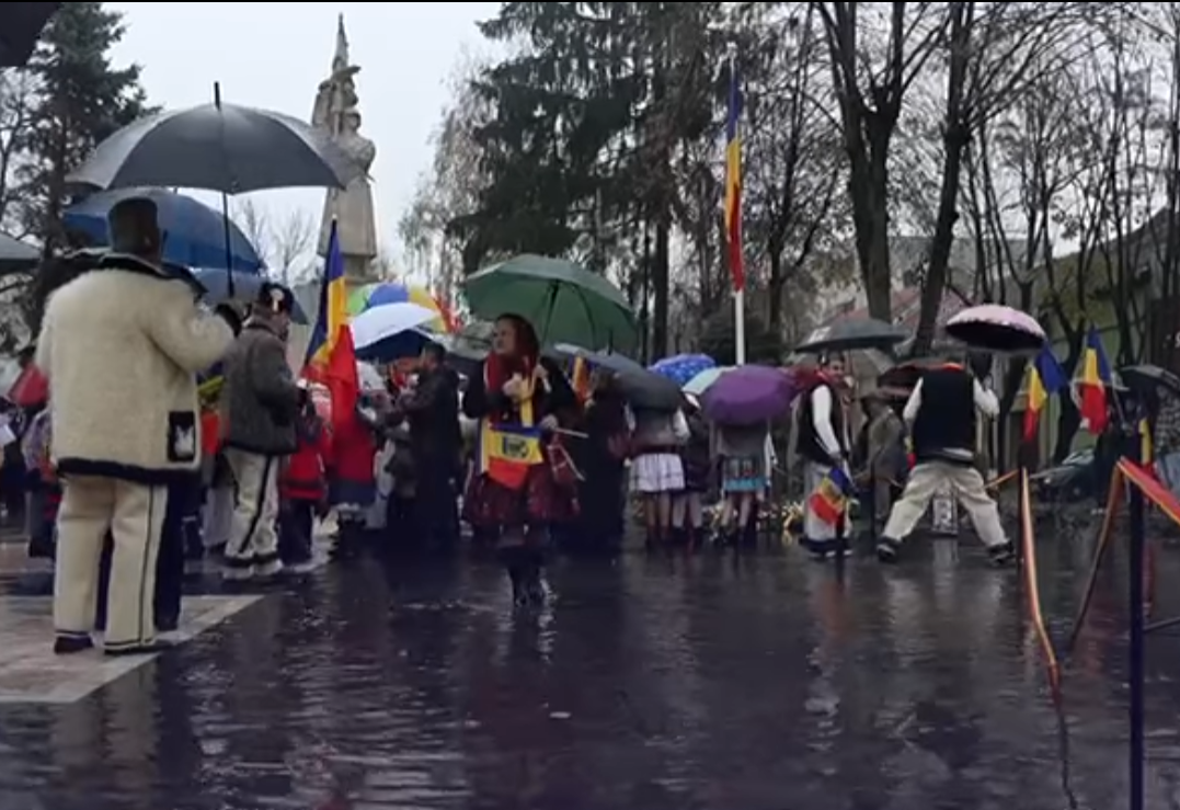 VIDEO. Ziua Națională, organizată în apă, la propriu, în municipiul Satu Mare