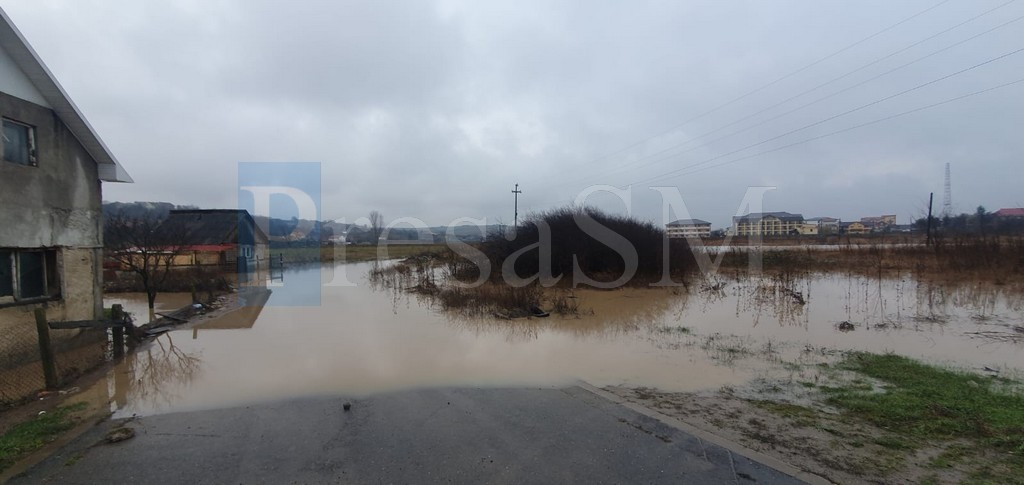 Pericolul de inundații nu a trecut. O nouă avertizare pentru județul Satu Mare