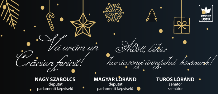 Mesajul de Crăciun al conducerii UDMR pentru toți sătmărenii