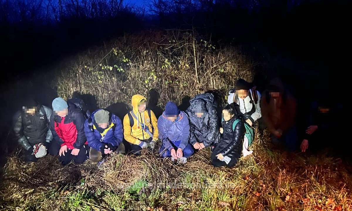 FOTO/VIDEO. S-au făcut că vor să lucreze la noi în țară. Migranții, prinși în timp ce mergea pe jos spre Ungaria