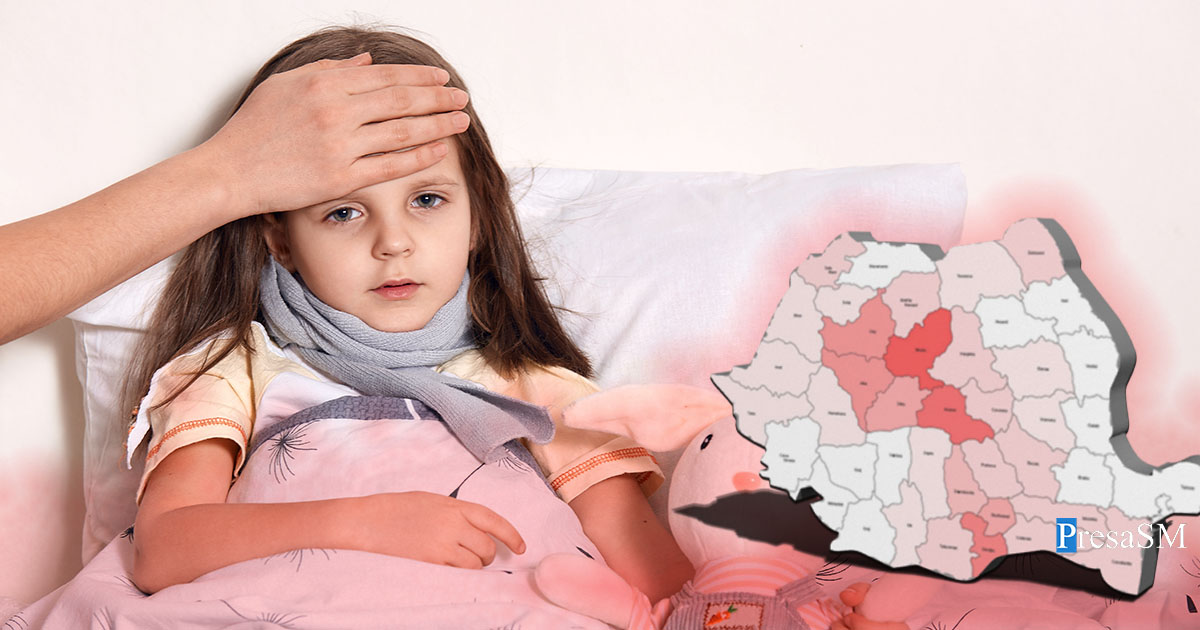 HARTĂ. Care sunt județele cele mai afectate de epidemia de rujeolă. Cum stă județul Satu Mare