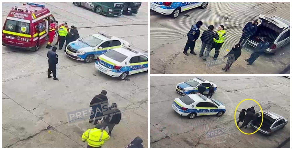 VIDEO. Meșter VS. client. Bătaie chiar de față cu Poliția la un service auto din Satu Mare