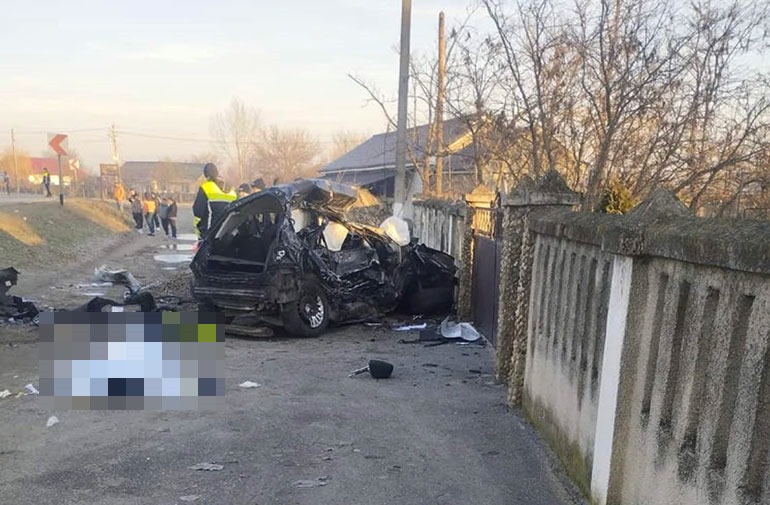 FOTO. Tragedie în țară. Tânăr polițist (23 ani) mort în drum spre serviciu
