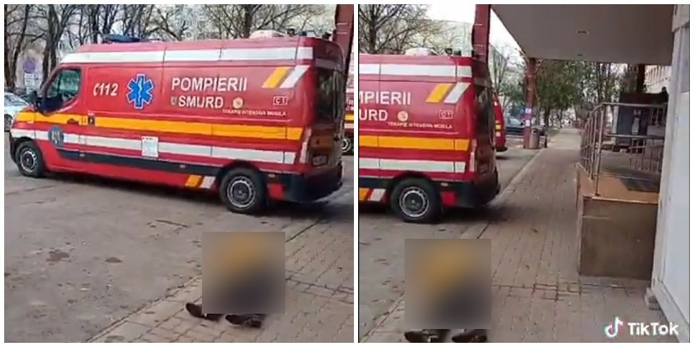 VIDEO. Sătmărean căzut în fața UPU. Nu a intervenit nimeni, susține un martor