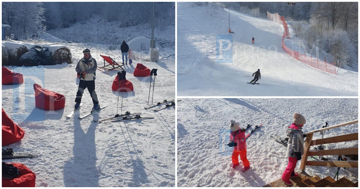 FOTO/VIDEO. Cât te costă să schiezi pe prima pârtie din județul Satu Mare