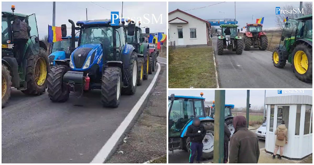 VIDEO. Vama Urziceni este blocată TOTAL de fermieri! Nimeni nu mai intră/iese