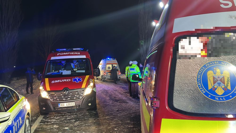 Hoți profesioniști, prinși după un accident în județul Satu Mare. Au fugit de Poliție