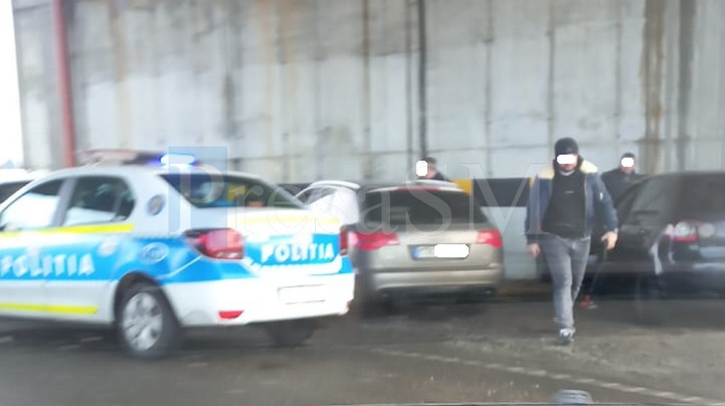 FOTO. Accident în lanț pe Drumul Careiului. În sensul giratoriu de sub centură