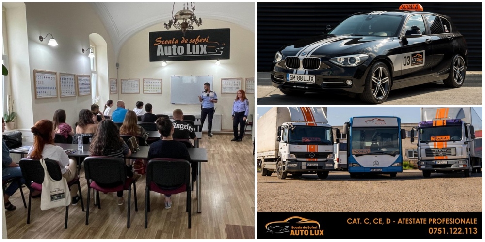 FOTO. Reduceri mari la Școala de șoferi AUTO LUX Satu Mare!