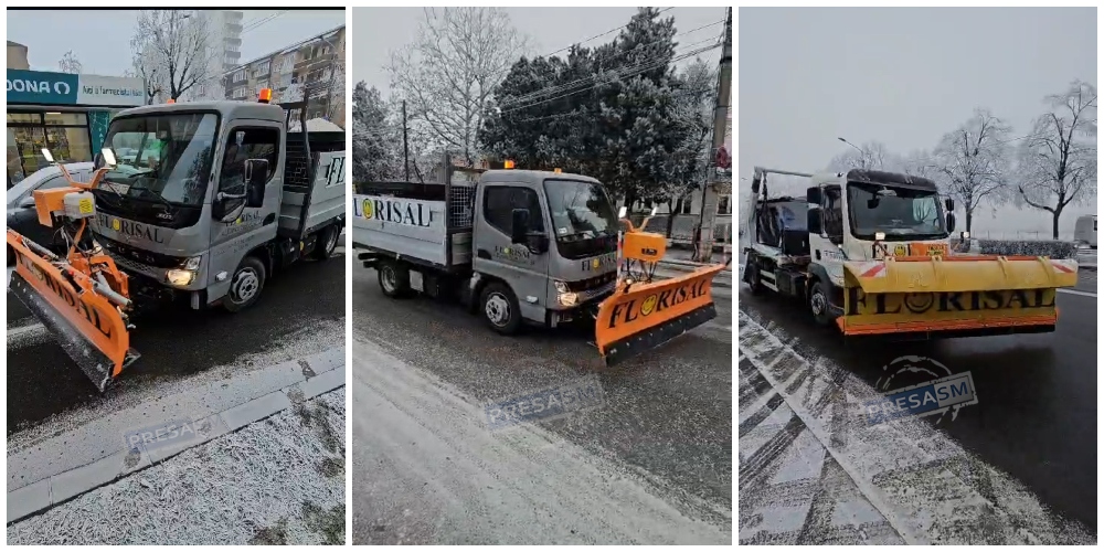 VIDEO. Așa da! Florisal modernizat, au dispărut tractoarele. Eficiență și rapiditate la deszăpezire