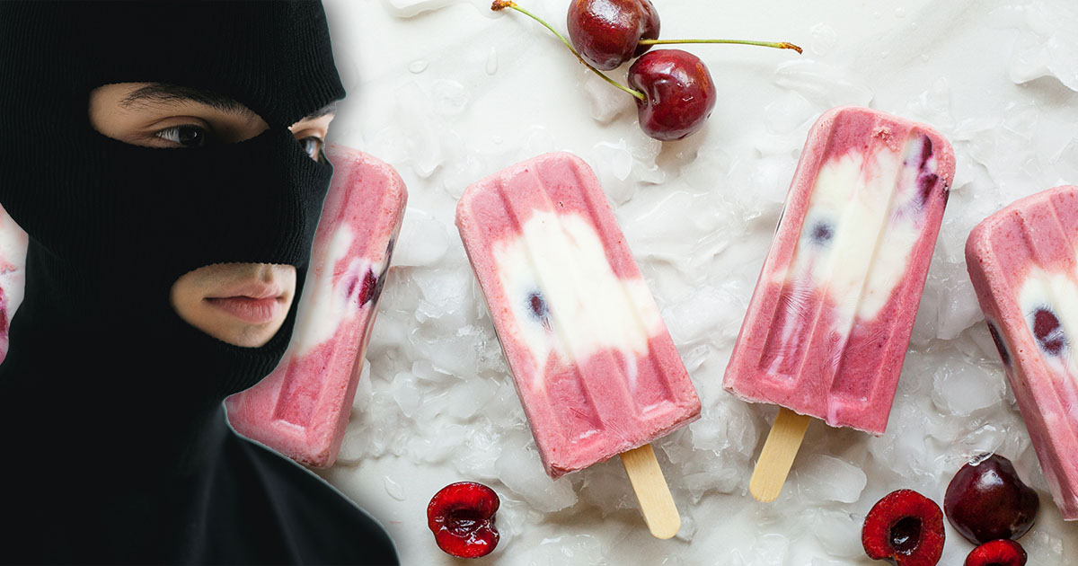 Bărbatul a pus ochii pe înghețata firmei sătmărene. Apoi s-a apucat de furat