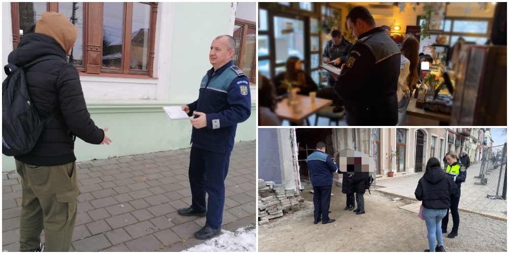FOTO. Poliția vânează elevii chiulangii în tot județul Satu Mare! Zeci de elevi prinși în flagrant