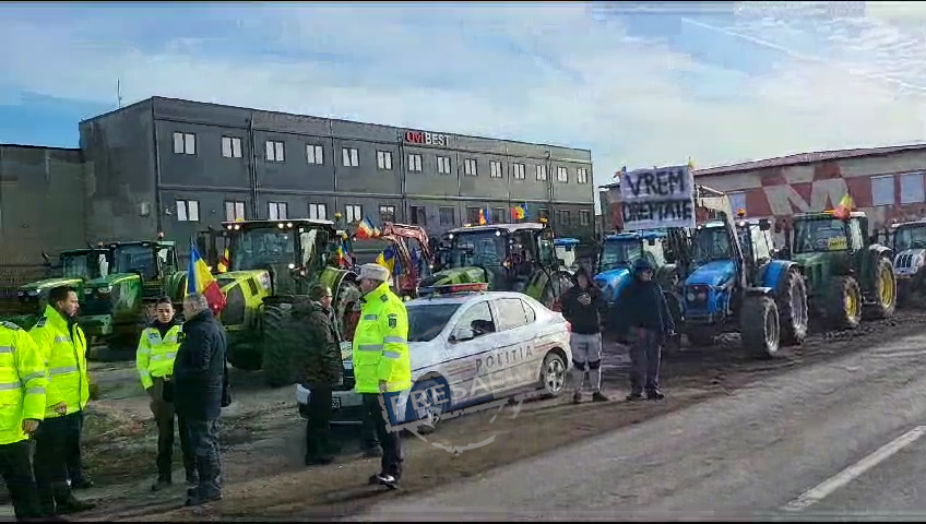 VIDEO. Fermierii din zona Carei vor să blocheze vama Urziceni. Prefectul se va deplasa de urgență în zonă