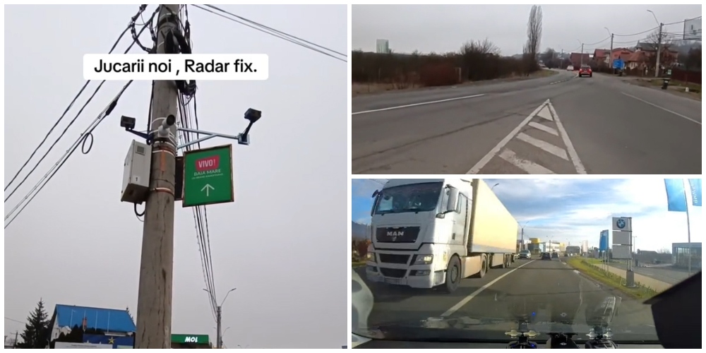 VIDEO. Șofer: ”Radar fix pe drumul dintre Satu Mare și Baia Mare”. PresaSM a aflat ale cui sunt camerele