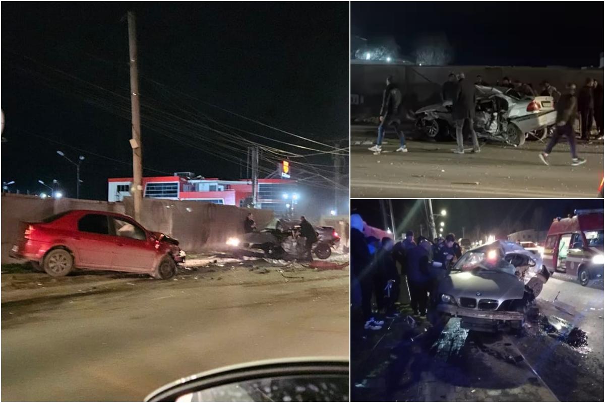 FOTO. Accident cumplit în țară. Doi tineri au murit pe loc. Un bărbat a ajuns în stare gravă la spital