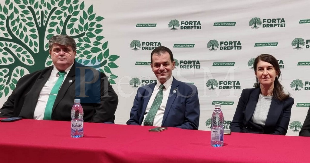 VIDEO. Ștefan Csordaș ales președinte Forța Dreptei Satu Mare. Ludovic Orban: "Avem oameni de calitate, care vor să facă ceva pentru comunitate"