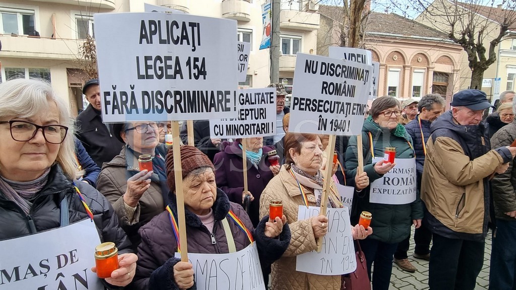 Românii din județul Satu Mare își cer drepturile în stradă! Discriminați de propriul guvern
