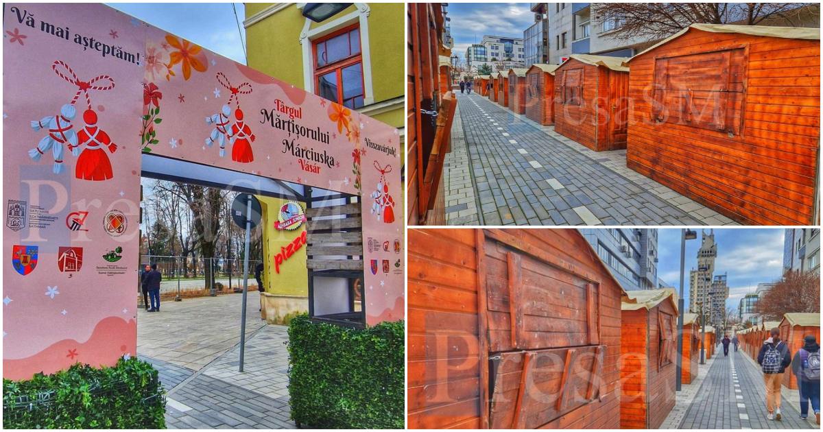 FOTO. Când se deschide Târgul Mărțișorului din municipiul Satu Mare