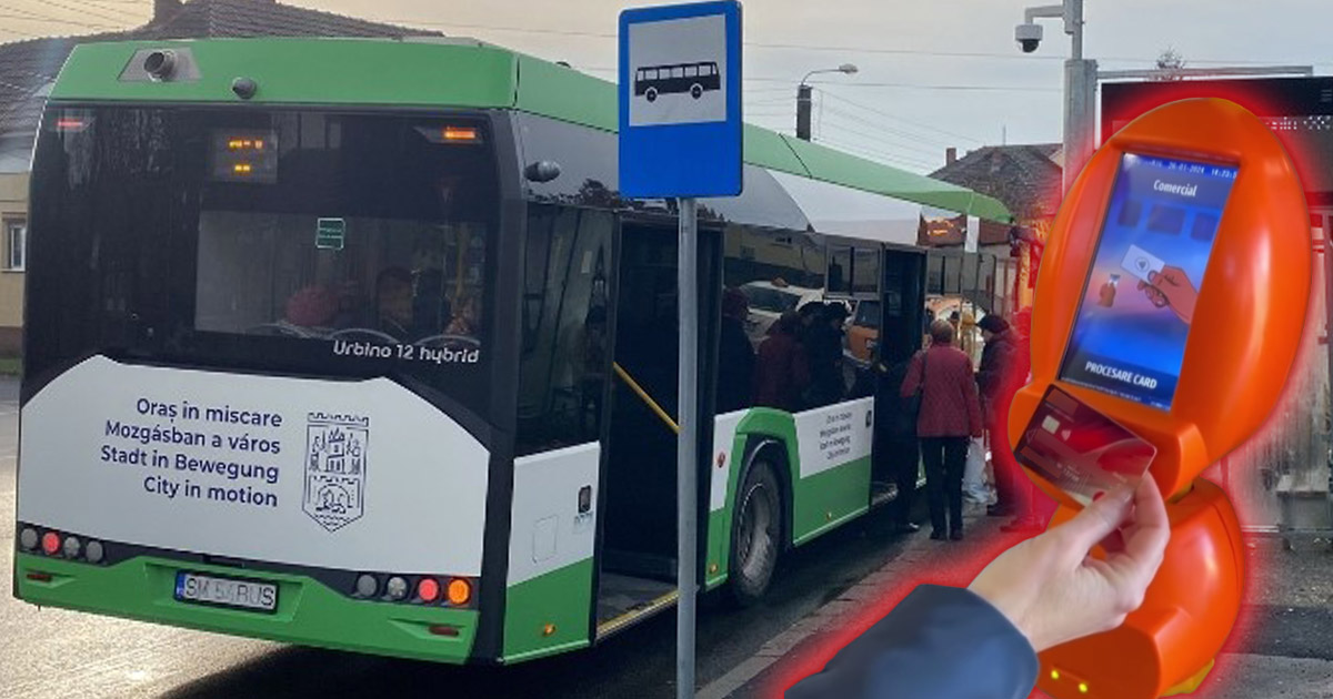 VIDEO. Bilet direct cu cardul, contactless, în autobuzele Transurban. Cum funcționează sistemul