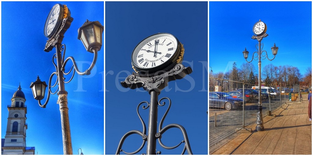 FOTO. Ceasul electric din Satu Mare a fost modernizat! Acum a devenit ATOMIC