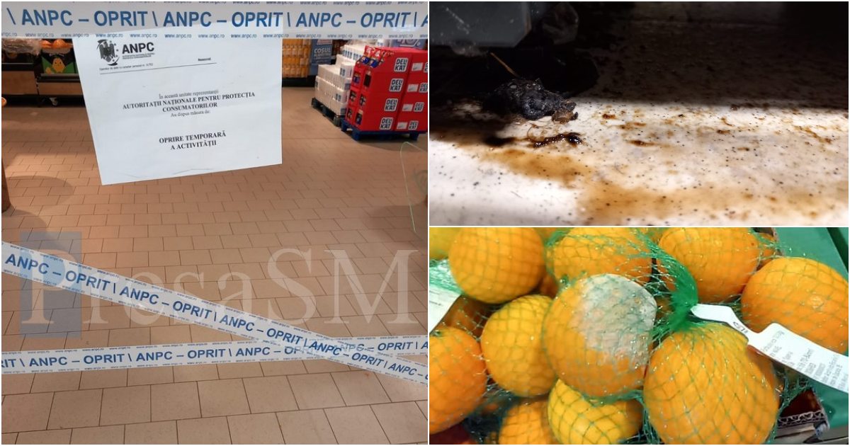 FOTO/VIDEO. De ce s-a închis Kaufland, în Satu Mare. Lista neregulilor găsite de Protecția Consumatorului