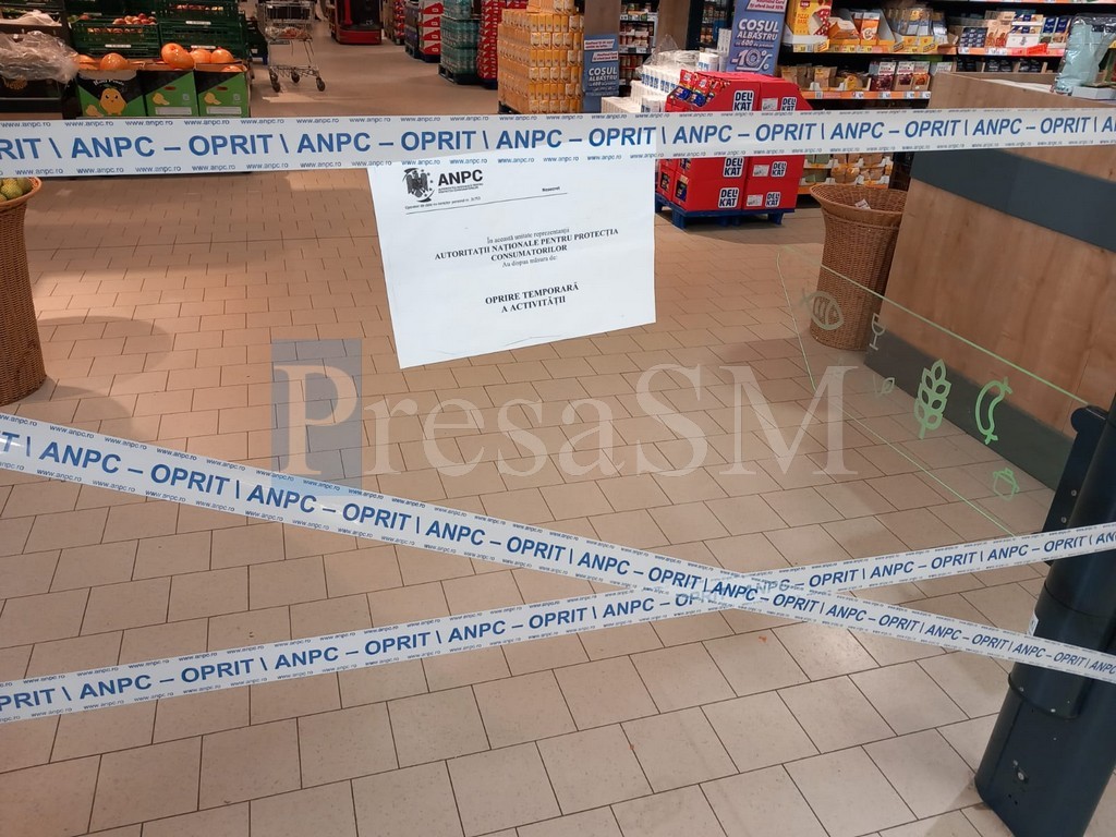 FOTO. Magazinul Kaufland de pe strada Corvinilor, închis temporar de Protecția Consumatorului
