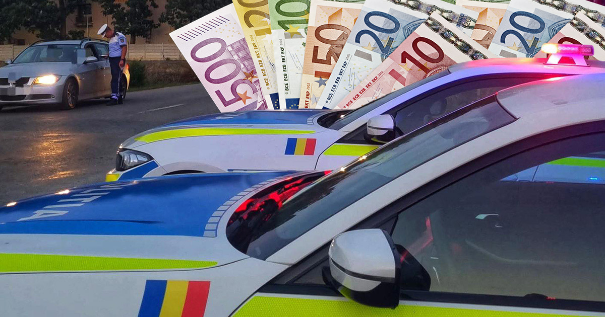 O șoferiță a dat mită unui polițist rutier din Satu Mare! Amândoi au fost prinși în flagrant