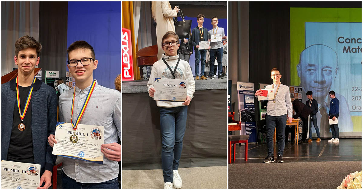 FOTO. Luca Mureşan, elevul de aur al Sătmarului, declarat cel mai bun din Transilvania