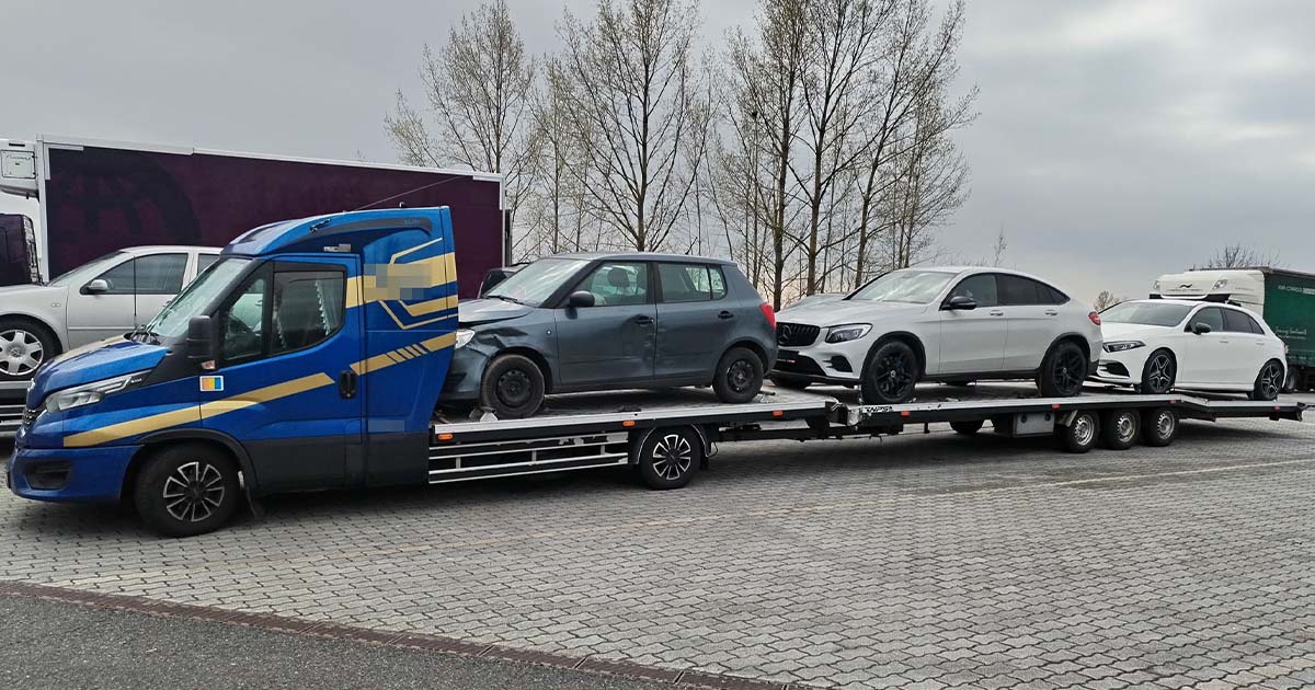 FOTO. Vameșii din Ungaria, cu ochii pe șoferii de la noi. Unul s-a ales cu o amendă de mii de lei