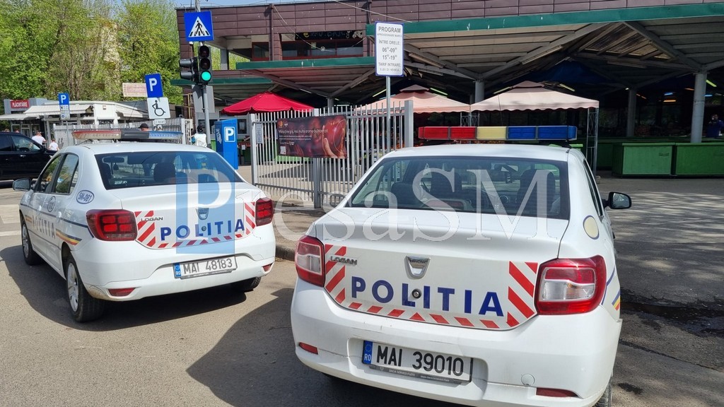 Tâlhărie în Piața Someș! Angajat Unicarm atacat de un individ, prins la furat