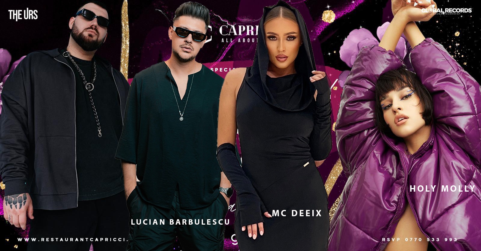 Petreceri speciale de 8 Martie la restaurantul Capricci! Hiturile care au făcut senzație se vor auzi live