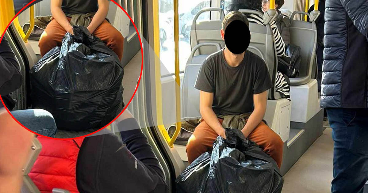 FOTO. Sătmărean sărman amendat pentru că transporta PET-uri pe autobuz. Voia doar să facă un ban