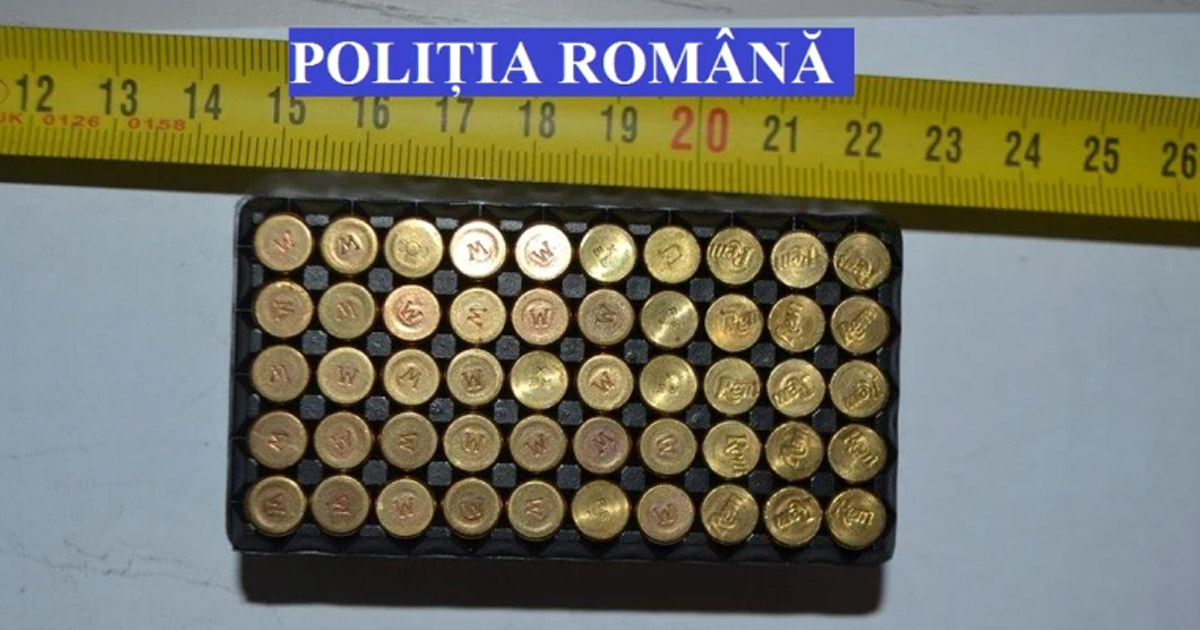 Sătmărean prins în casă cu "stoc" ilegal de muniție. S-a ales cu dosar penal