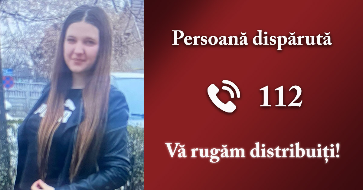 Nicoleta (13 ani) a dispărut fără urmă. Este căutată și în județul Satu Mare