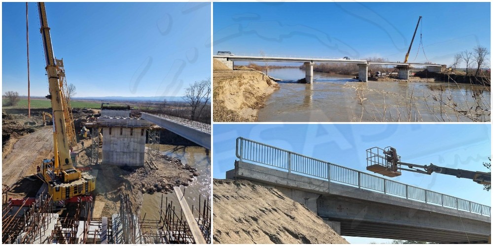 FOTO. Noul pod peste Someș, în județ, aproape gata. Drumul de acces mai așteaptă