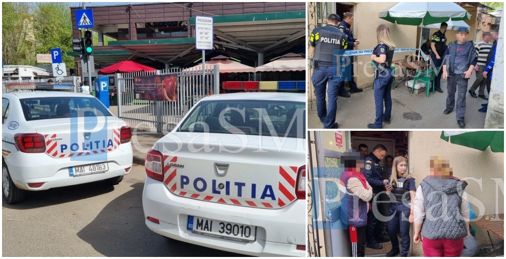 FOTO. Au fost identificați agresorii din Piața Someș. Bunicul cu maceta, nepoții cu pumnii