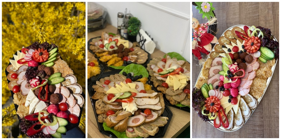 FOTO. Platouri tradiționale, spectaculoase și delicioase pentru masa de Paște. Comandă acum, în Satu Mare!