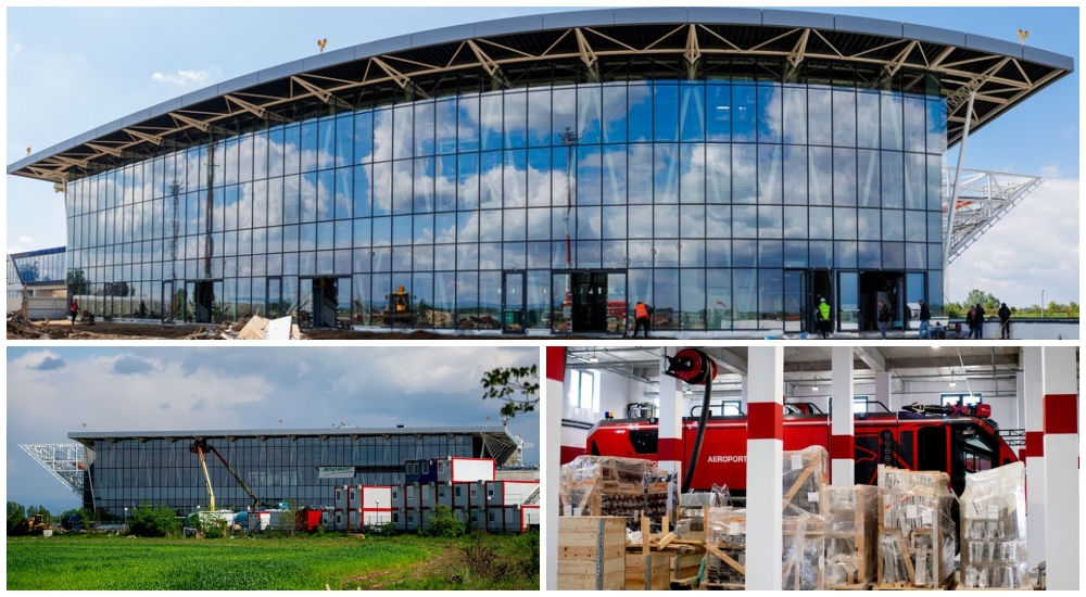 FOTOGALERIE. Imagini impresionante cu noul Aeroport Satu Mare. Urmează și noi curse