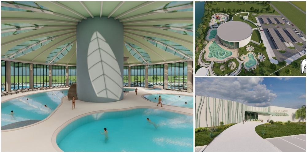 FOTOGALERIE. Se pun bazele unui aquapark ultramodern și spectaculos în Odoreu