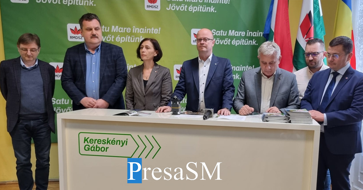 VIDEO. UDMR și-a prezentat echipa pentru alegerile din municipiul Satu Mare. Pe cine vrea Kereskényi în Consiliul Local
