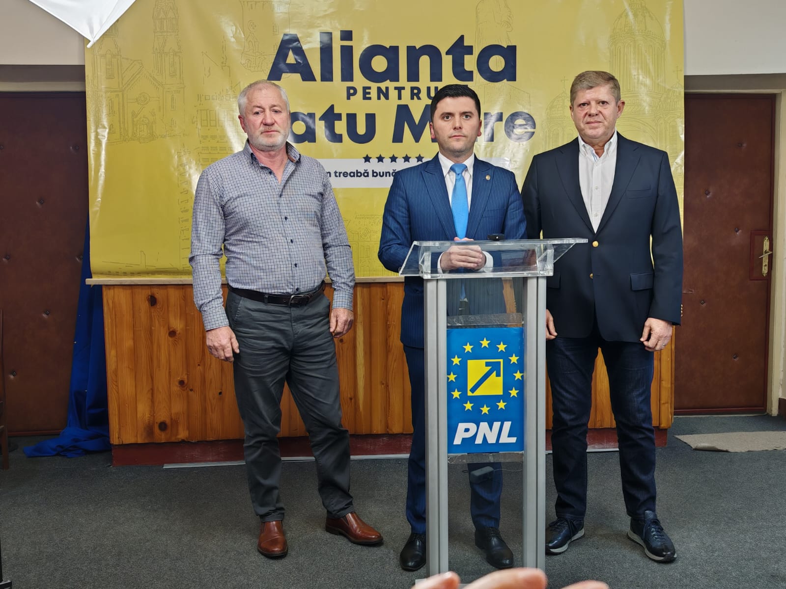 FOTO. PNL anunță Alianța pentru Satu Mare. Alături de Pro România și PNȚ