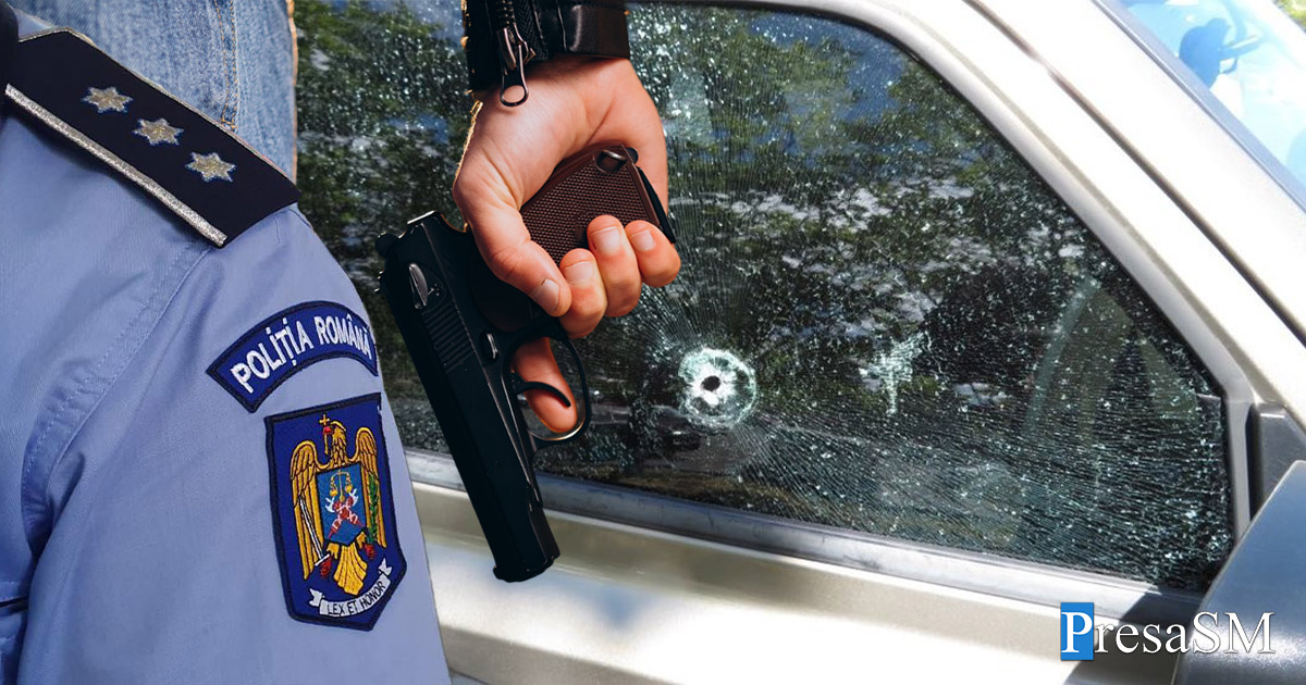 Ca-n Vestul Sălbatic. Un sătmărean a scos un pistol și a început să amenințe mai multe persoane