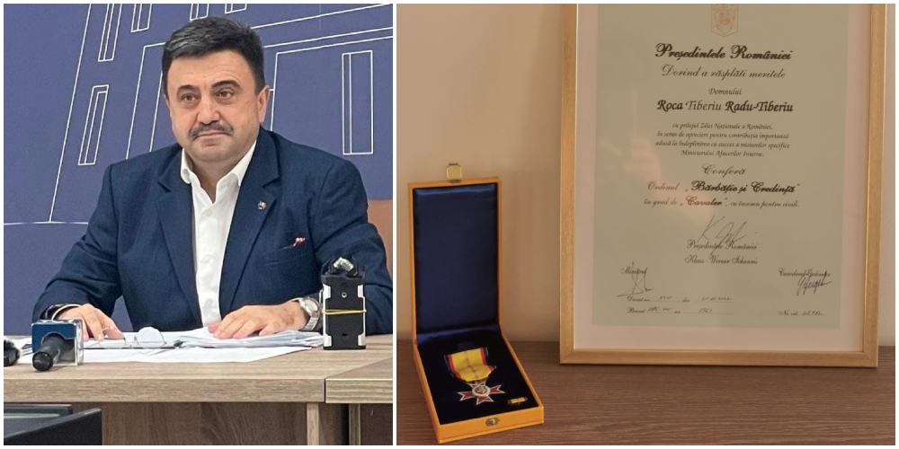 FOTO. Fostul prefect Radu Roca, premiat de președintele Iohannis cu o mare distincție