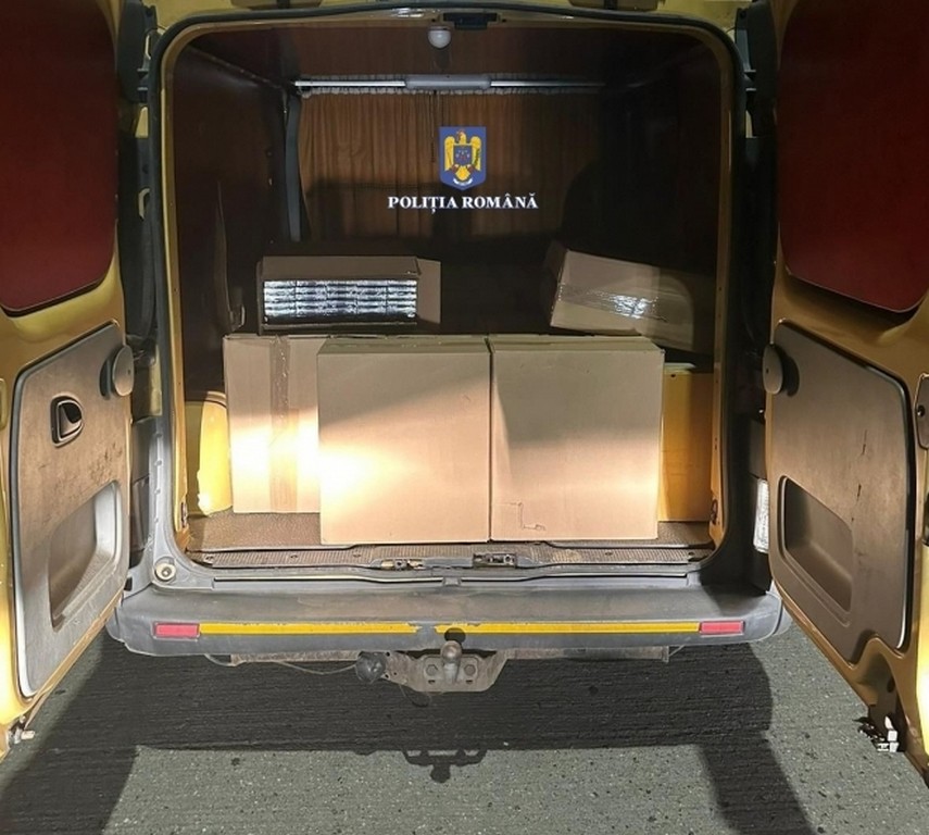 FOTO/VIDEO. Sătmărean reținut după ce a fost prins cu marfă de contrabandă pe autostradă. A fost lăsat și fără bani