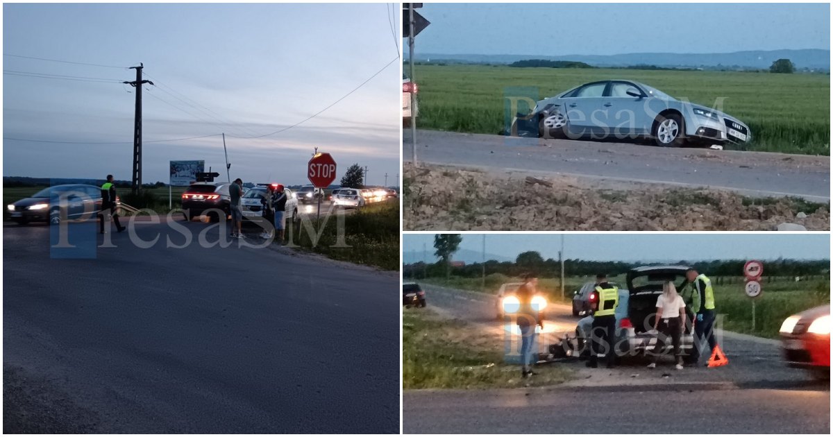 FOTO. Fetiță de nouă ani rănită în accidentul de la Medieșu Aurit. Ce spun polițiștii
